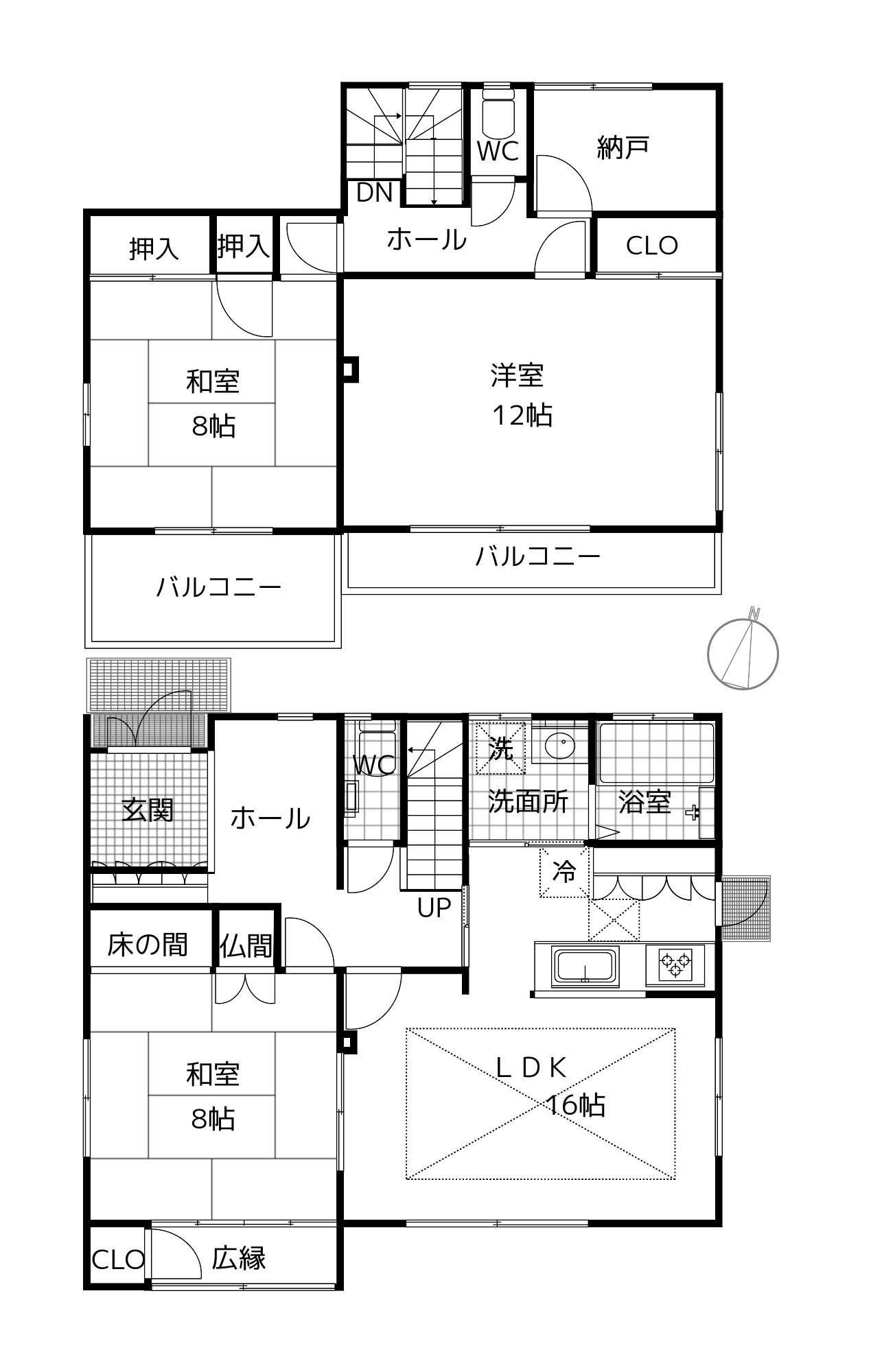 間取図