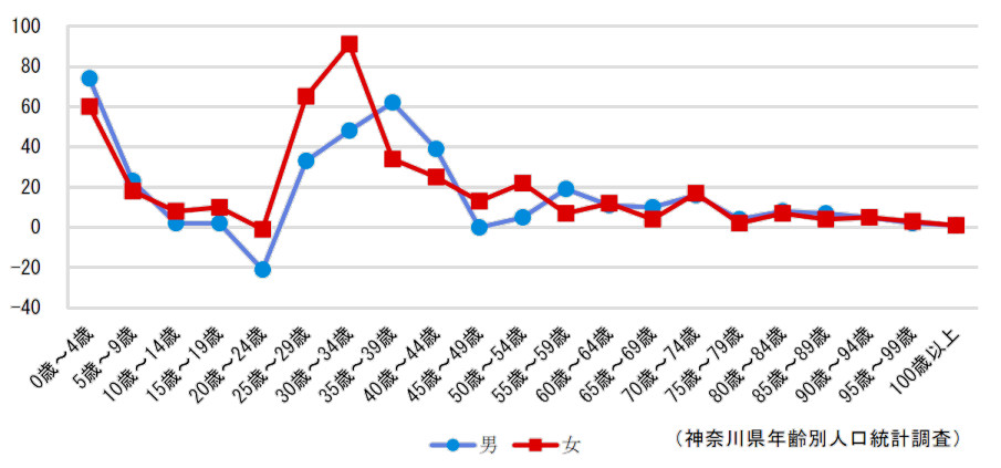 神奈川県年齢別人口統計調査