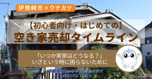 【初心者向け・はじめての】空き家売却タイムライン