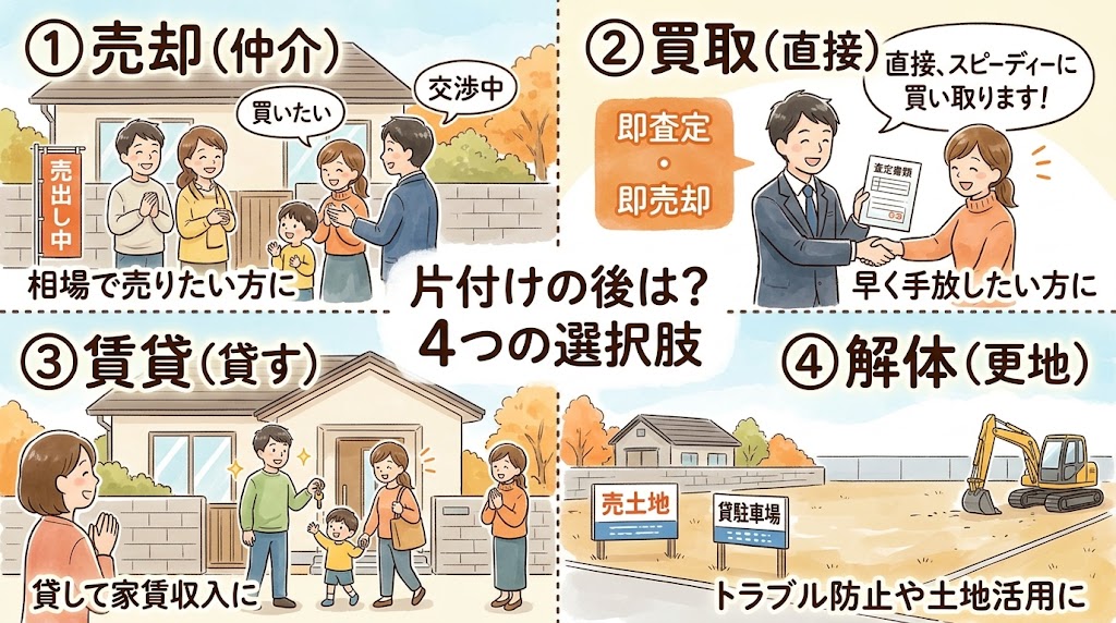 片付けが終わったら?売却に向けた次のステップ